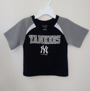 New York Yankees Black & Gray Baseball Jersey 2T
